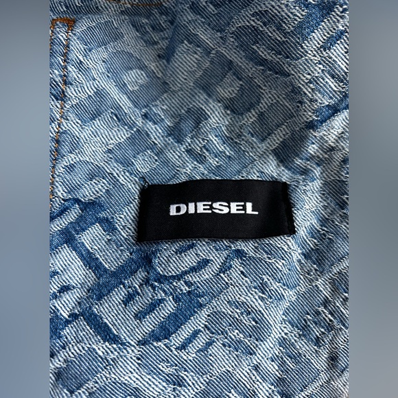 Diesel Women’s logo Jeans Jacket Size S - Picture 6 of 11